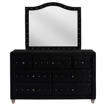 Load image into Gallery viewer, Deanna - 7-Drawer Upholstered Dresser With Mirror