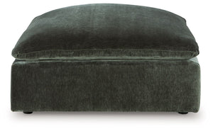 Carriage View - Jade - Oversized Accent Ottoman