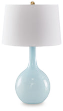 Load image into Gallery viewer, Rylanton - Aqua - Glass Table Lamp