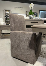 Load image into Gallery viewer, Pure Modern Dining - Upholstered Caster Chair - Himalaya Granite