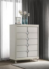 Load image into Gallery viewer, Olivia - 5-Drawer Bedroom Chest Of Drawers - Pearl White