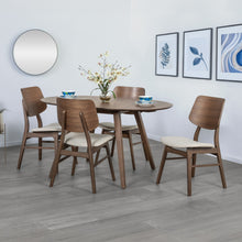 Load image into Gallery viewer, Oscar - Oval Drop Leaf Dining Table - Walnut