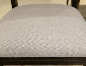Black Balam - Upholstered Seat Wooden Chair (Set of 2) - Oil Black