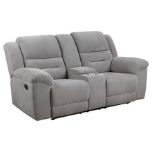Load image into Gallery viewer, Gilson - Chenille Upholstered Reclining Loveseat - Gray