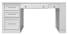 Load image into Gallery viewer, Catalina - Two Piece Writing Desk With Power Center and USB - Cottage White