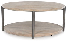 Load image into Gallery viewer, Dyonton - Light Grayish Brown - Round Cocktail Table