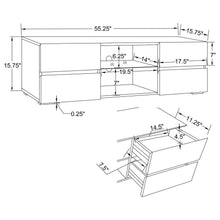 Load image into Gallery viewer, Galvin - 4-Drawer Wood TV Stand - White High Gloss