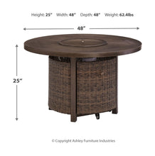 Load image into Gallery viewer, Paradise Trail - Medium Brown - 5 Pc. - Conversation Set with 4 Swivel Lounge Chairs