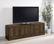 Load image into Gallery viewer, Laughlin - 4 Door Engineered Wood TV Stand - Dark Pine