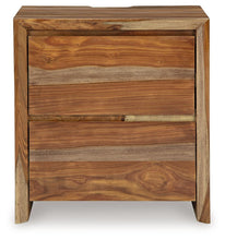 Load image into Gallery viewer, Dressonni - Brown - Two Drawer Night Stand