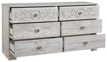 Load image into Gallery viewer, Paxberry - Whitewash - Six Drawer Dresser - Vinyl-Wrapped