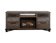 Load image into Gallery viewer, Loft Brown - 70&quot; Fireplace - Dark Gray