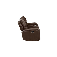 Load image into Gallery viewer, Linton - Leather Console Loveseat With Dual Recliners