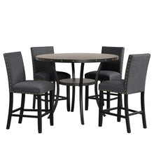 Load image into Gallery viewer, Crispin - Round Counter Table - Gray Wood