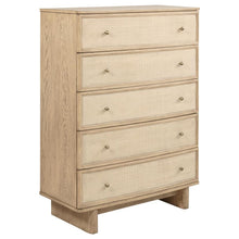 Load image into Gallery viewer, Kailani - 5-Drawer Bedroom Chest Of Drawers - Beige Oak