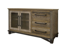 Load image into Gallery viewer, Loft Brown - 60” Buffet With 3 Drawer / 2 Doors - Two Tone Gray / Brown