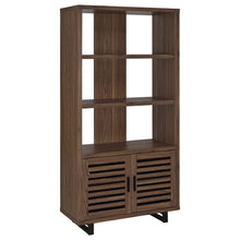 Load image into Gallery viewer, Maddox - 3-Shelf Cabinet Bookcase - Walnut