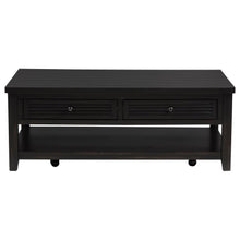 Load image into Gallery viewer, Concord - 2-Drawer Rectangular Coffee Table - Distressed Java