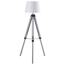 Load image into Gallery viewer, Dayton - Empire Shade Metal Tripod Floor Lamp - Gray