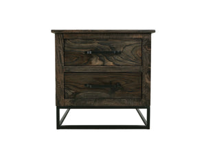 Dark Teak - Nightstand - Oil Black