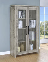 Load image into Gallery viewer, Alejo - 2 Door Engineered Wood Tall Cabinet - Gray Driftwood