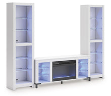 Load image into Gallery viewer, Brollevi - White - 3-Piece Entertainment Center