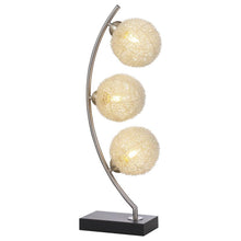 Load image into Gallery viewer, Claudia - Woven Spherical Metal Table Lamp - Black