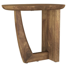 Load image into Gallery viewer, Fletcher - Round Solid Mango Wood Accent Side Table - Brown