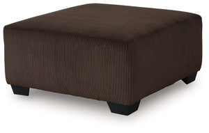 Kimlee - Chocolate - Oversized Accent Ottoman
