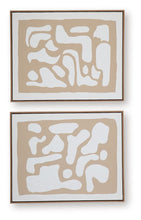 Load image into Gallery viewer, Waldett - Beige / White - Wall Art Set (Set of 2)