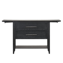 Load image into Gallery viewer, Sable Crest - Drop Leaf Server - Black