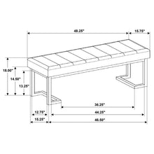 Load image into Gallery viewer, Mesa - Upholstered Entryway Accent Bench