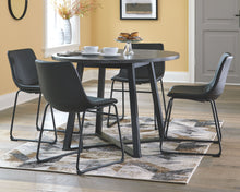 Load image into Gallery viewer, Centiar - Black / Gray - Round Dining Room Table