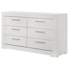 Load image into Gallery viewer, Ives - 6-Drawer Dresser Cabinet - White High Gloss