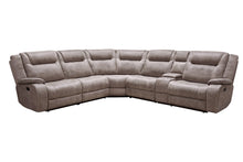 Load image into Gallery viewer, Blake - 6 Piece Modular Reclining Sectional And Entertainment Console - Desert Taupe