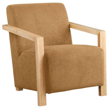 Load image into Gallery viewer, Diego - Upholstered Accent Arm Chair With Wood Arms