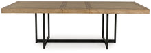 Load image into Gallery viewer, Tomtyn - Light Brown - Rectangular Dining Room Extension Table