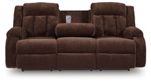 Load image into Gallery viewer, Free Wake - Chocolate - Reclining Power Sofa With Drop Down Table