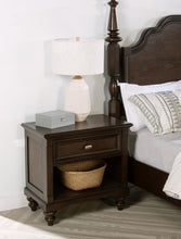 Load image into Gallery viewer, Andover - 1-Drawer Nightstand Bedside Table - Dark Oak