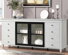 Load image into Gallery viewer, Domino - Console - Cottage White with Black