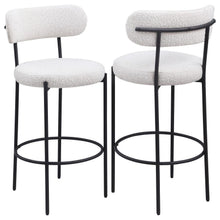 Load image into Gallery viewer, Viola - Boucle Upholstered Bar Stool (Set of 2)