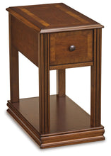 Load image into Gallery viewer, Breegin - Brown - Chair Side End Table - Removable Tray