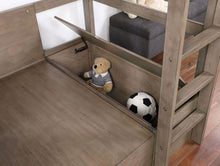 Load image into Gallery viewer, Callistus - Twin Workstation Loft Bed - Warm Gray