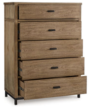 Load image into Gallery viewer, Tomtyn - Light Brown - Five Drawer Chest