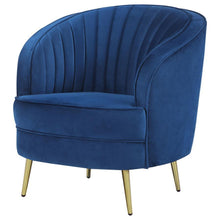 Load image into Gallery viewer, Sophia - Upholstered Channel Tufted Barrel Accent Chair