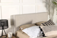 Load image into Gallery viewer, Kosmo - Upholstered Queen Or Full Panel Headboard - Sand