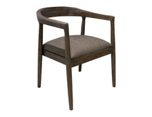 Load image into Gallery viewer, Natural Teca - Wooden Armchair - Quartersawn Oak / Marooned Brown
