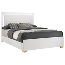 Load image into Gallery viewer, Marceline - Wood LED Panel Bed