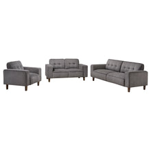 Load image into Gallery viewer, Deerhurst - Upholstered Tufted Track Arm Sofa Set