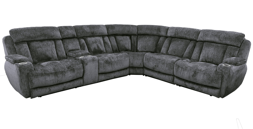 Empire - 6 Piece Modular Power Reclining Sectional